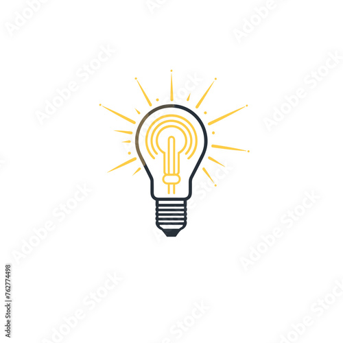 Modern logo concept design for fintech and digital finance technologies