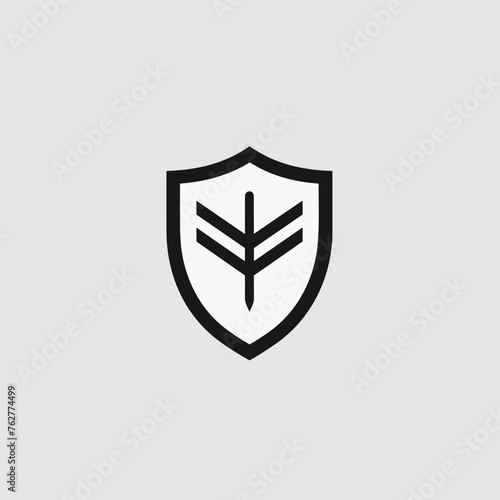 Modern logo concept design for fintech and digital finance technologies