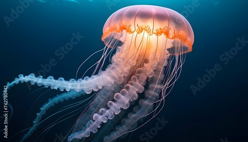 A Jellyfish With Tentacles That Light Up The Deep Upscaled 15