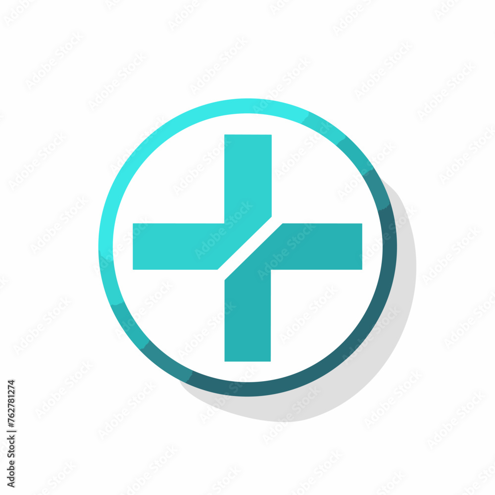 Obraz premium Medical health-care logo design template, clinical services logo vector illustrator