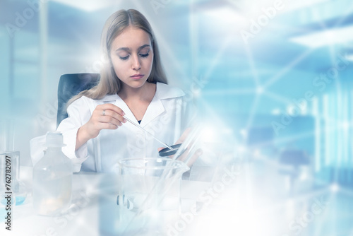 Woman student from science ...