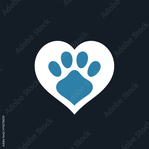 Pet Shop Vector Logo Illustration is a clean and professional logo template suitable for any business or personal identity related to animal lovers, pet shops, veterinary clinics, etc.
