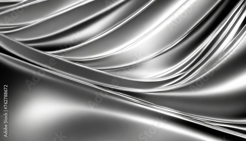 luxury silver glossy metallic background