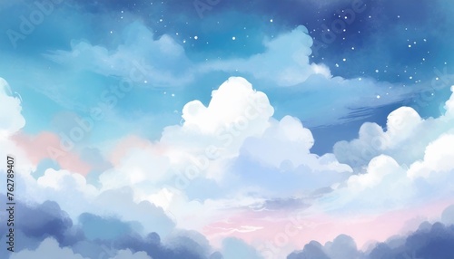 fantasy sky and cloud background