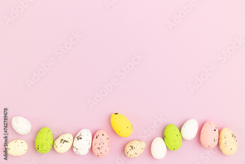 Easter background with easter eggs © Olena