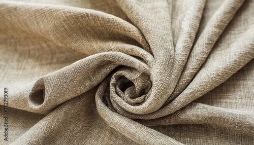 beige color linen fabric texture background