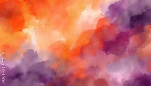 hot colorful purple orange and red background cloudy mottled texture painted watercolor blobs website banner vibrant dramatic painted design