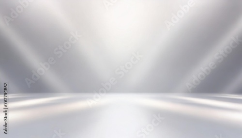 white clean empty room 3d background wall and floor smooth defocused template light subtle abstract illustration