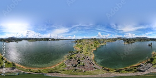 Bild auf Leinwand La Manuela Hacienda 360 Pano