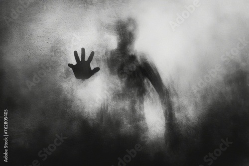 A hand is shown in a blurry image