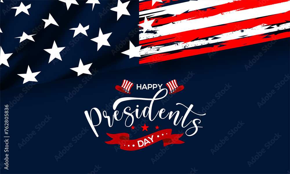President's Day Background Design. Banner, Poster, Greeting Card. Vector Illustration.	
