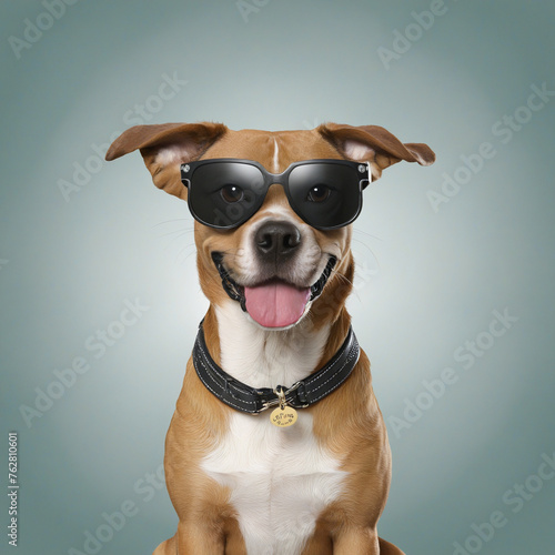 Funny Dog wearing sunglasses © Random_Mentalist