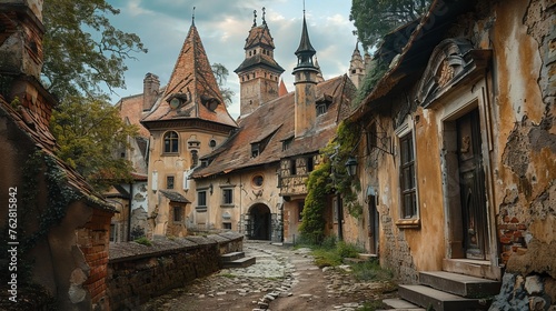 Old Castle in ghotic style