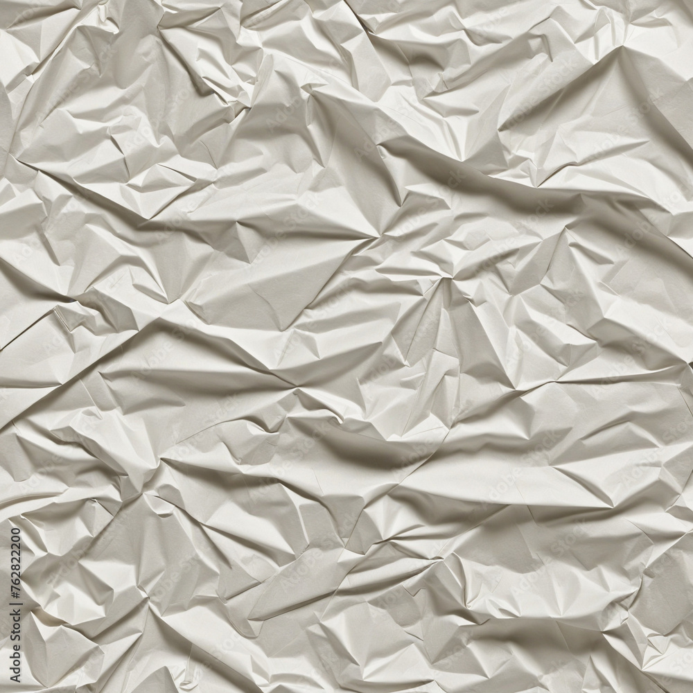 Obraz premium seamless crumpled paper texture background, tile