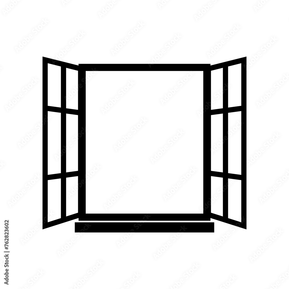 Opened window Opened window