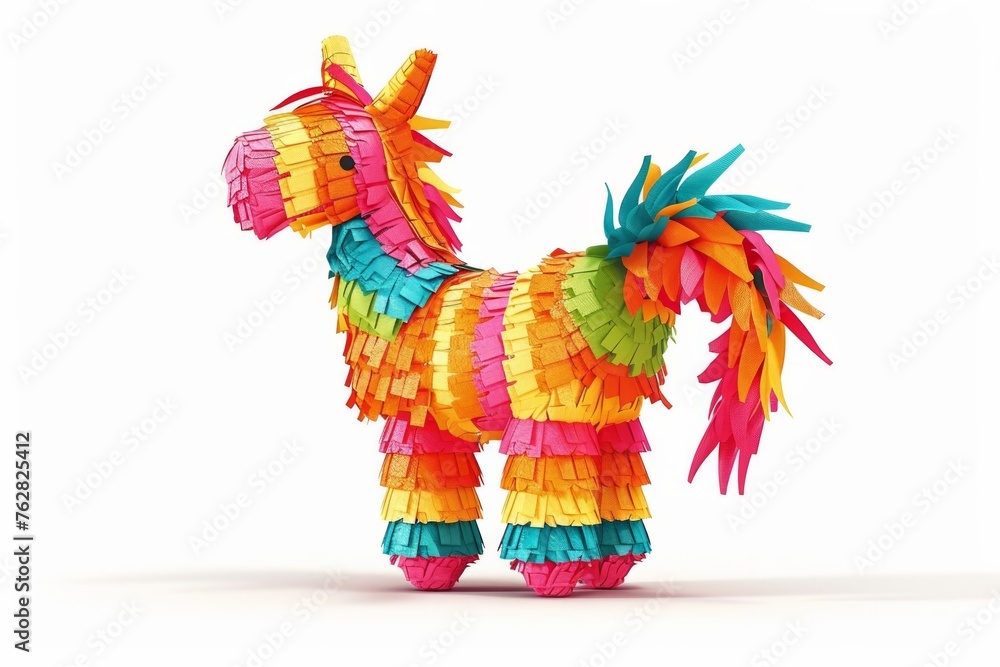 Vibrant pinata isolated on a white background symbolizing traditional Mexican culture and Cinco de Mayo celebrations, vector style --ar 3:2 Job ID: 82ce9332-529c-4de5-8426-1a5a32075c29 Vibrant pinata isolated on a white background symbolizing traditional Mexican culture and Cinco de Mayo celebrations, vector style --ar 3:2 Job ID: 82ce9332-529c-4de5-8426-1a5a32075c29