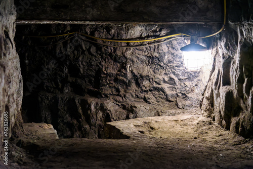 Underground tunnel in coal mine