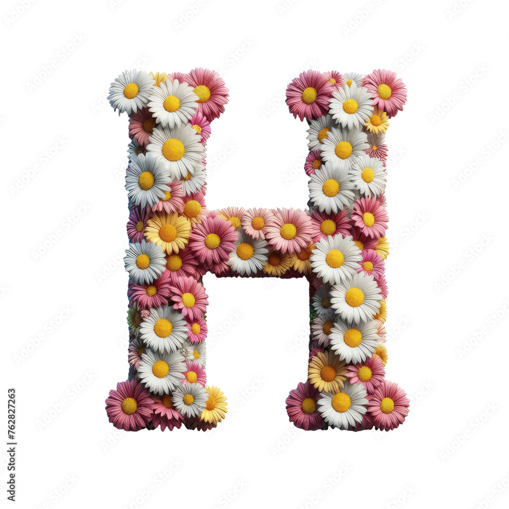 Isolated 3D Letter on a Clear PNG Canvas, Generative AI Isolated 3D Letter on a Clear PNG Canvas, Generative AI