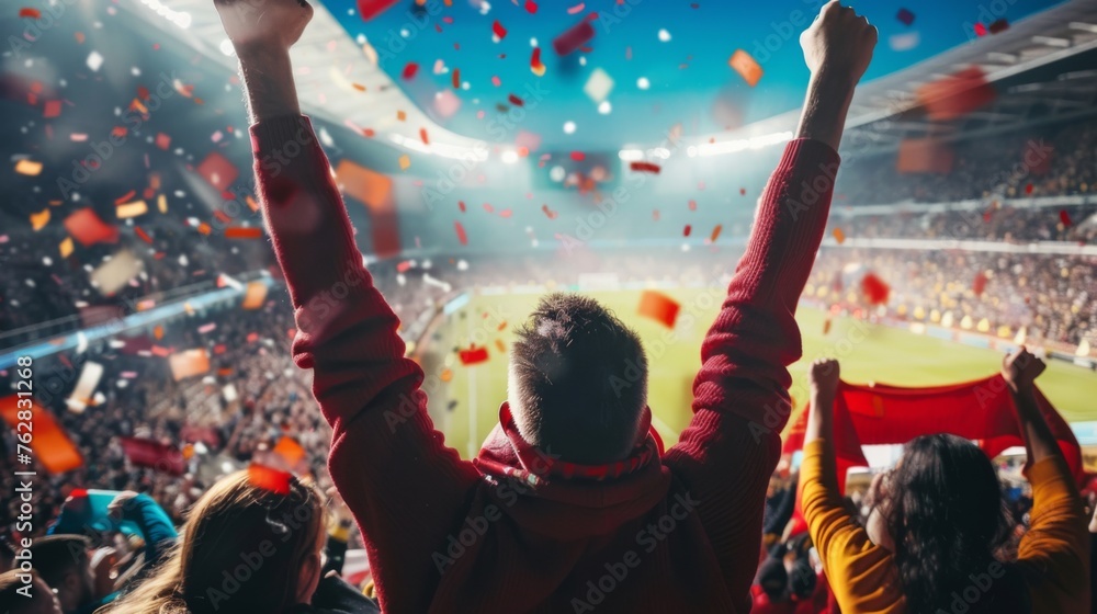 Obraz premium Fans at the match