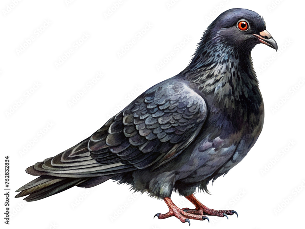 Naklejka premium pigeon bird