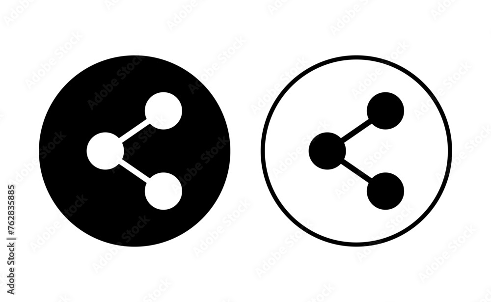 Share icon set. Sharing vector icon Share icon set. Sharing vector icon