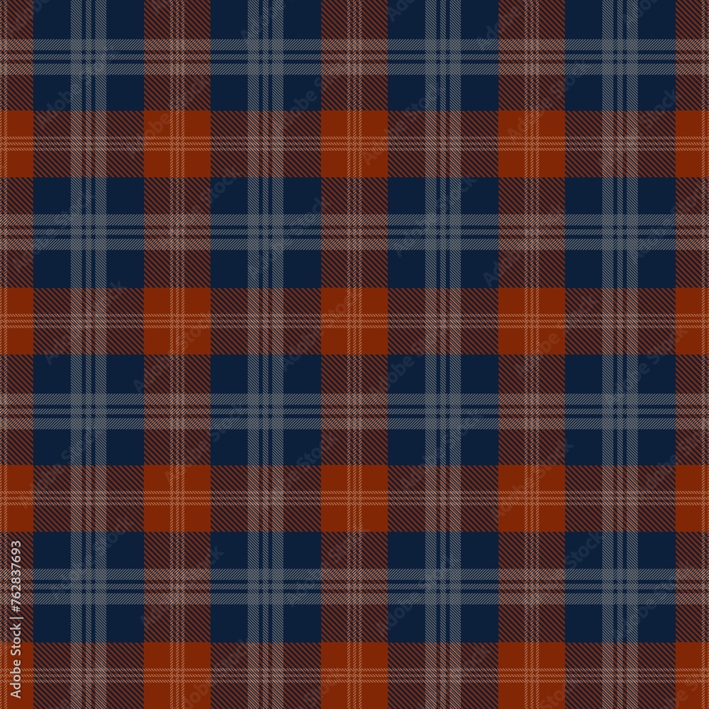 Tartan seamless pattern, brown and navy blue can be used in fashion decoration design. Bedding, curtains, tablecloths Tartan seamless pattern, brown and navy blue can be used in fashion decoration design. Bedding, curtains, tablecloths