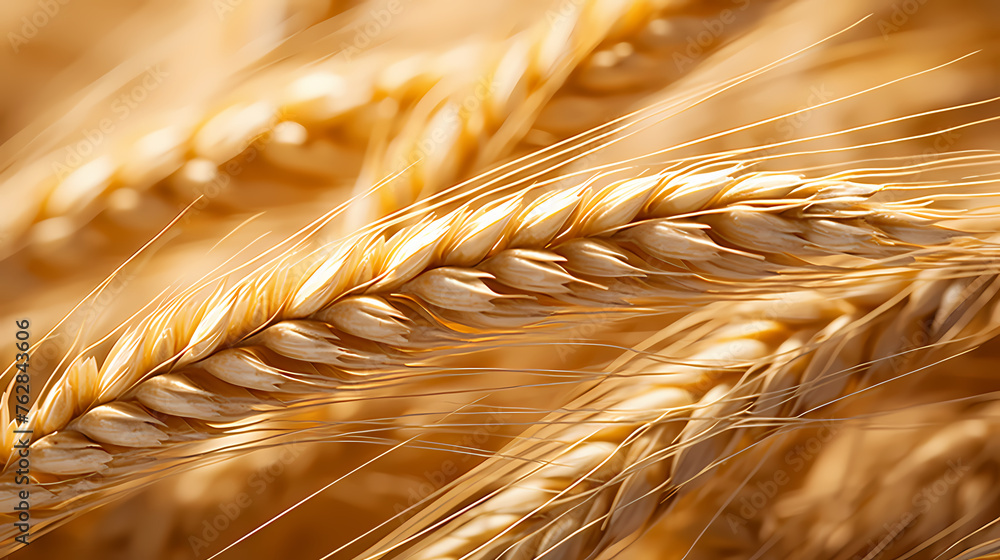 Close-up of a pile of wheat Close-up of a pile of wheat