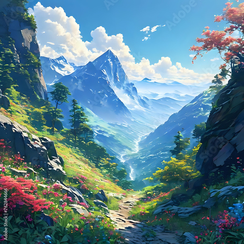 Beautiful Landscape by AI Generator