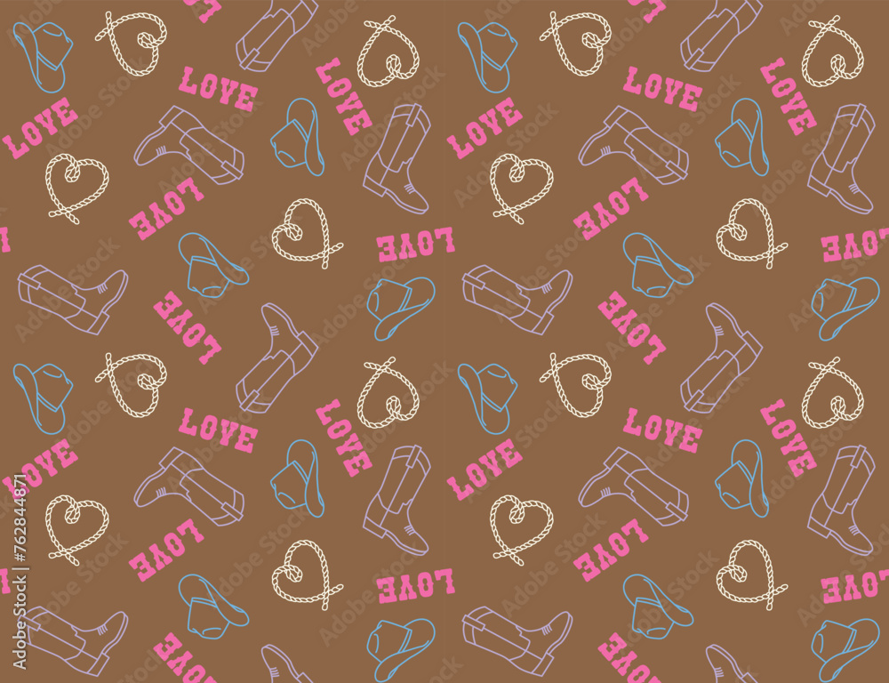 B&C COWGIRL PRINT BROWN.eps B&C COWGIRL PRINT BROWN.eps