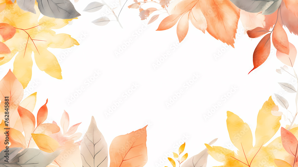 Leaves pattern, seamless background picture