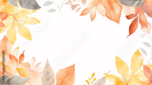 Leaves pattern, seamless background picture © Derby
