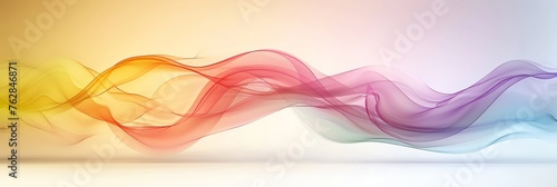 Vibrant abstract rainbow wave background for creative design projects and artwork
