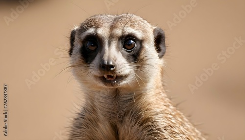 A Meerkat With A Surprised Look On Its Face Upscaled 8