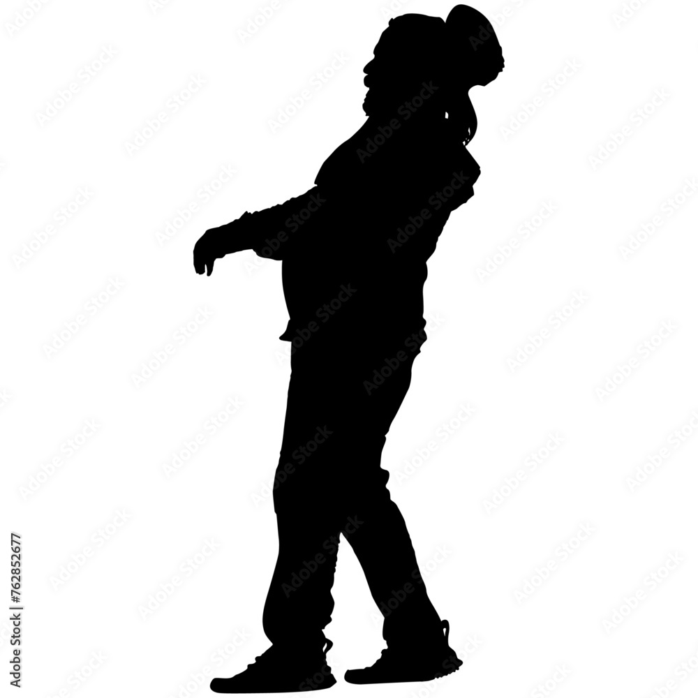 A silhouette of a person throwing a football A silhouette of a person throwing a football