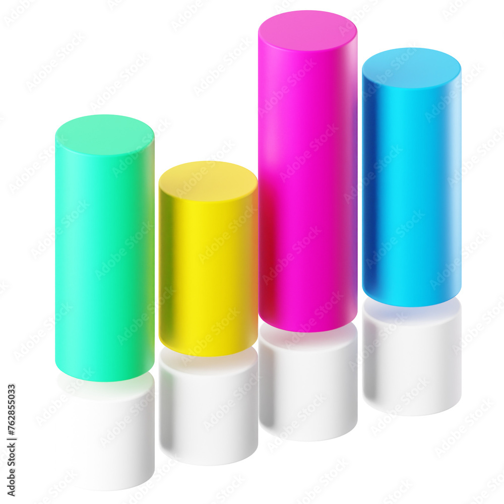 3D Icon Chart Illustration 3D Icon Chart Illustration