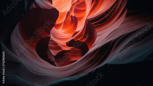 Canyon abstract sandstone walls - famous antelope canyon background 