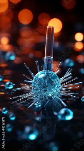 Close-Up of Glass Object on Table