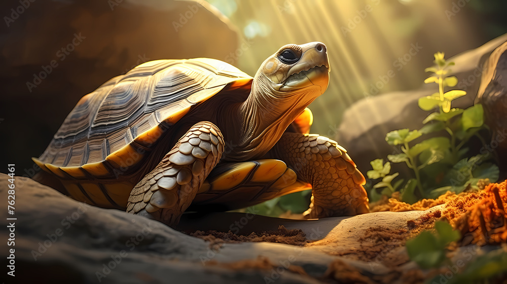 Naklejka premium Close-up of turtle