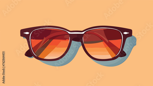 Sunglasses flat style vector illustration flat vector