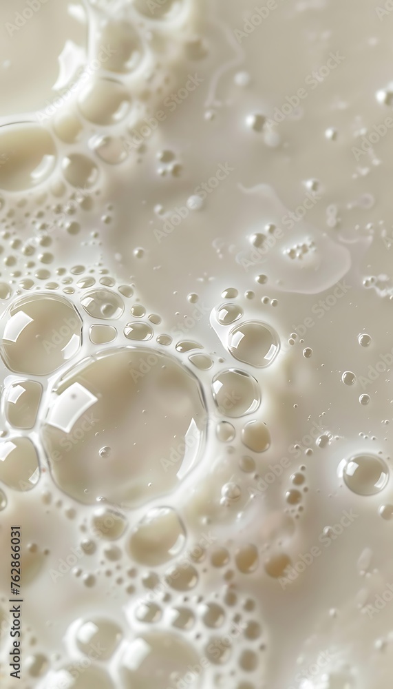 Milk foam surface background Milk foam surface background