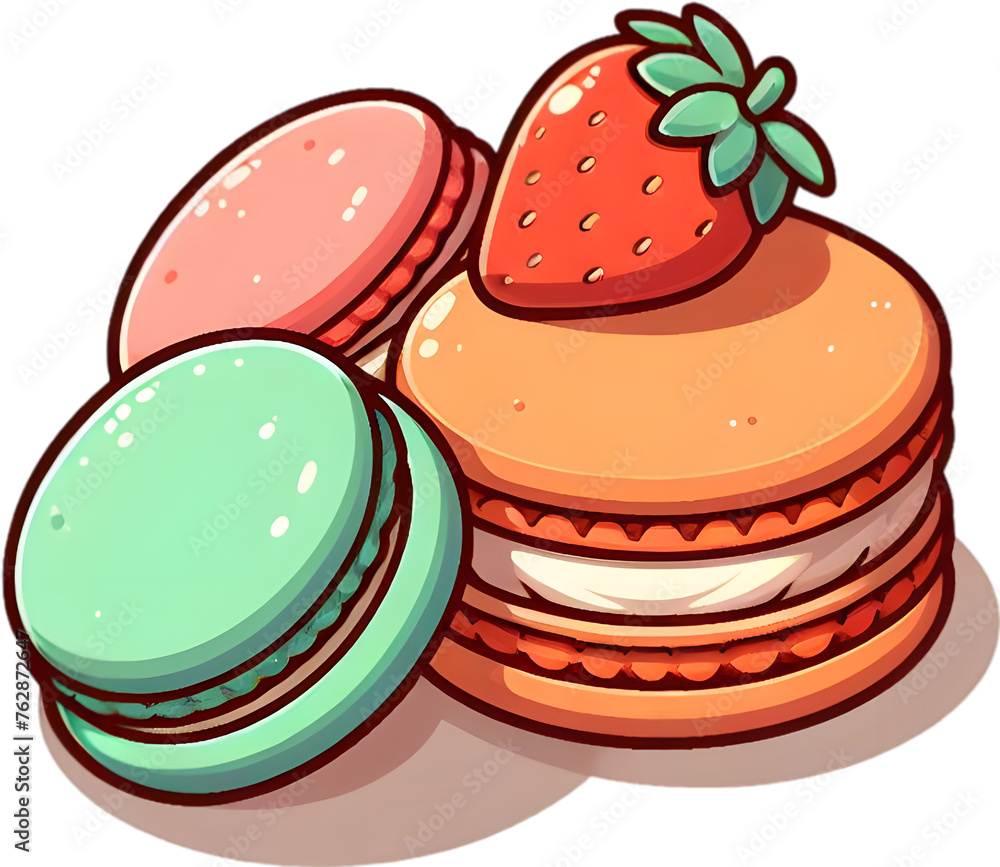 macaroon - 마카롱. Generative AI macaroon - 마카롱. Generative AI