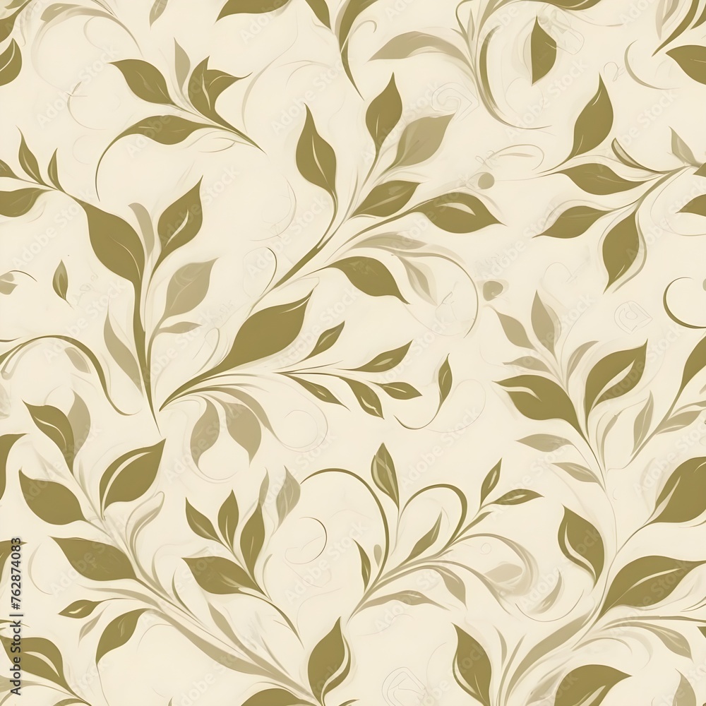 seamless floral pattern with leaves seamless floral pattern with leaves