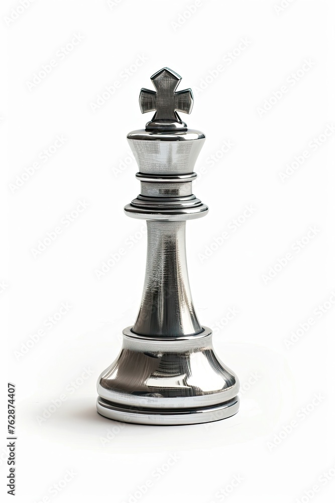 Silver chess pawn imagining itself as a king Silver chess pawn imagining itself as a king