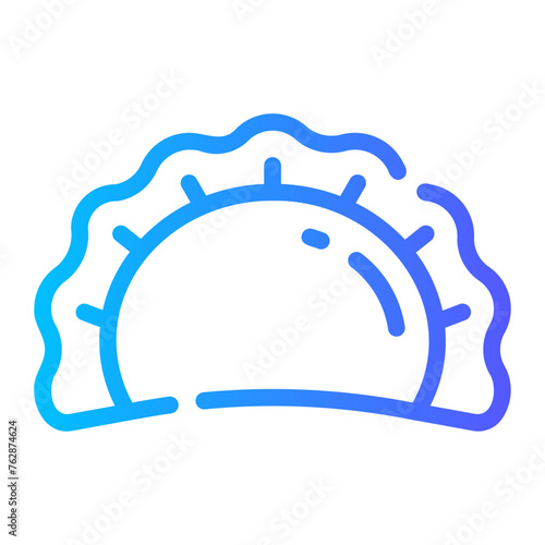 gyoza Line Gradient Icon
