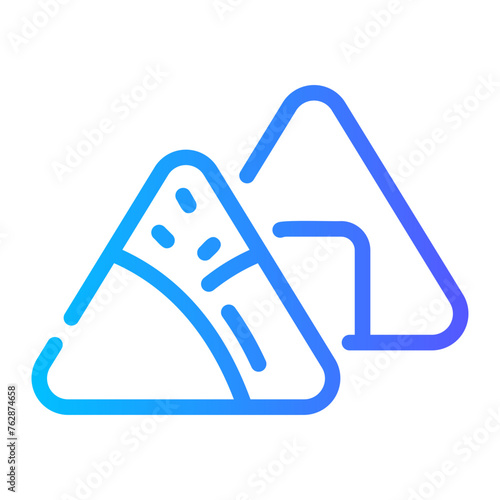 onigiri Line Gradient Icon