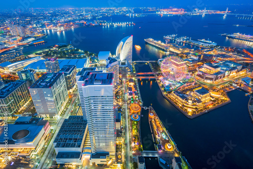 横浜ランドマークタワーからの夜景