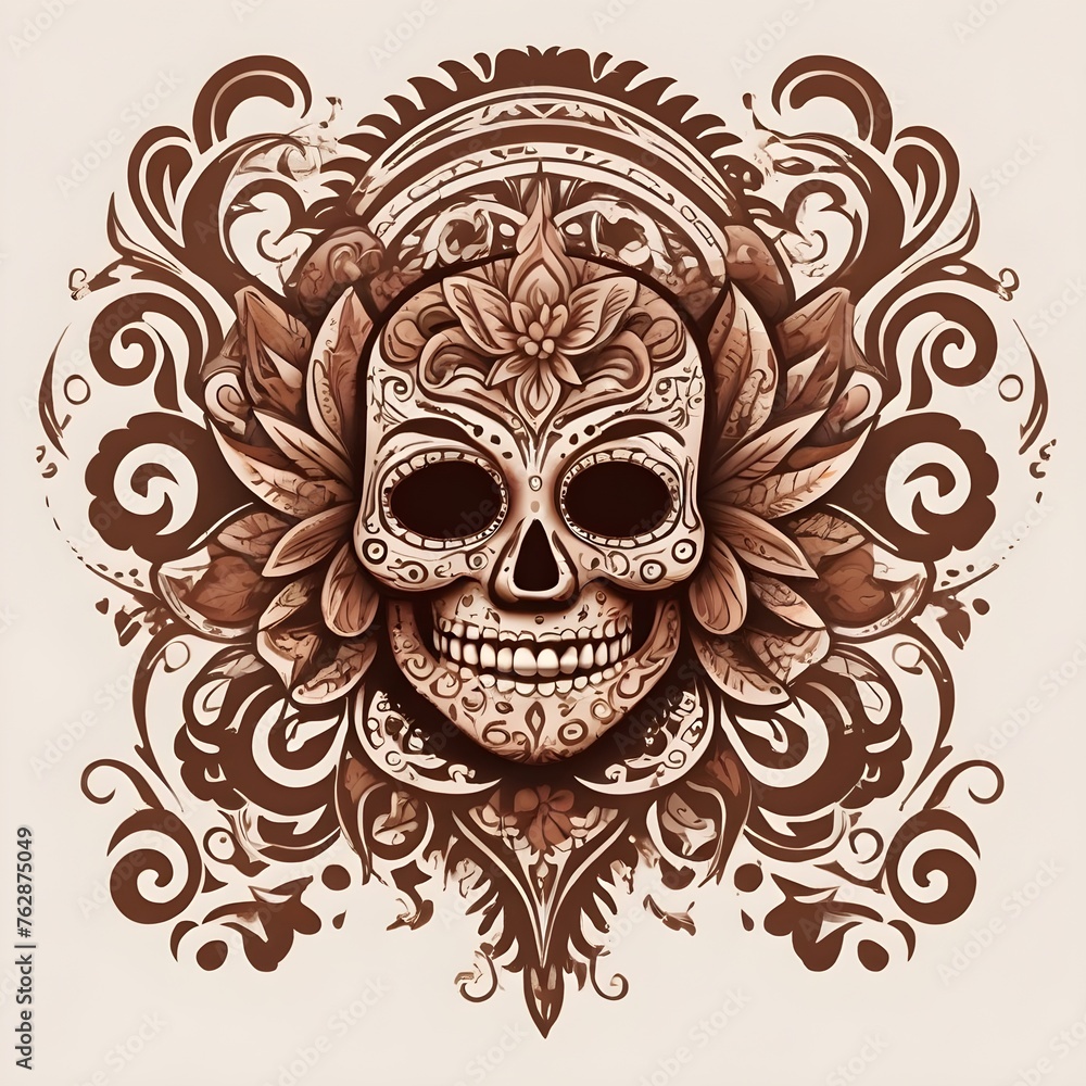 The skull tattoos patterns The skull tattoos patterns
