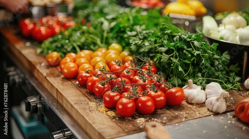 Fototapeta Naklejka Na Ścianę i Meble -  Farm-to-table cooking experience