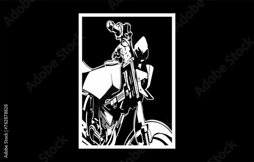 motorbike silhouette