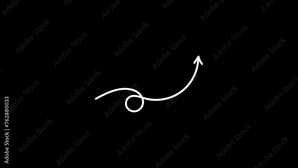 Animated White Hand Arrow. transparent background. 4k Video Animated White Hand Arrow. transparent background. 4k Video